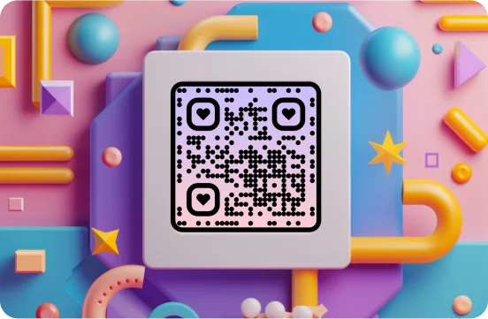 Call to action image for creating a QR code