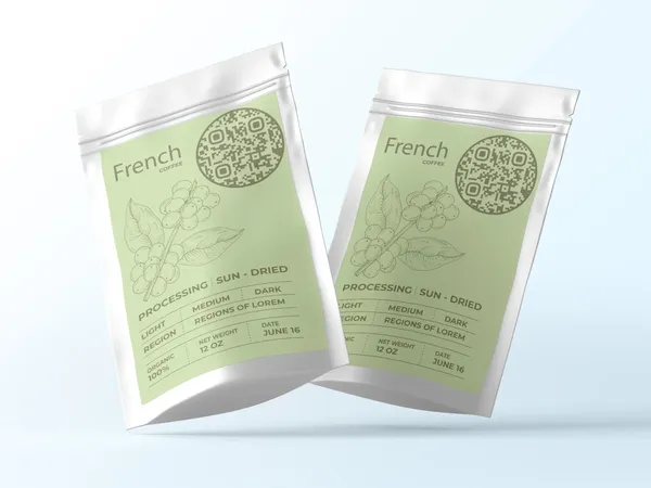 Printed materials with products that include QR codes with more information